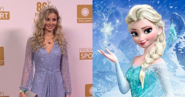 Ewa Bilan-Stoch jak księżniczka Elsa! Jej suknia podzieliła internautów!