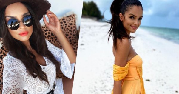 Klaudia El Dursi kusi w skąpym białym bikini. "Jesteś chodzącym ideałem! Cud natury!" - ktoś napisał