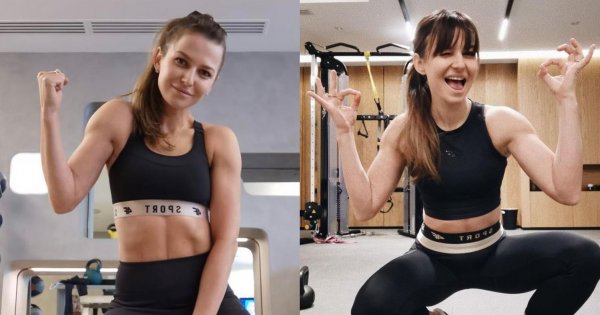 Anna Lewandowska wypina pupę do obiektywu w niebieskim bikini! Przekonała was do ćwiczeń?