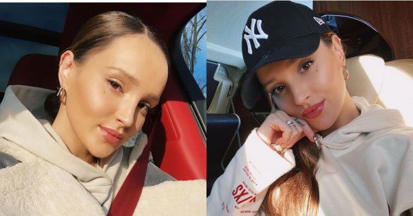 Marina Łuczenko na zdjęciu sprzed lat: "Tu ważyłam ponad swoją normę. Fatalna stylizacja" - pisze