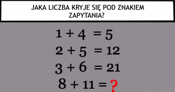 Jaka liczba kryje się pod znakiem zapytania? Matematyczna zagadka poróżniła internautów!