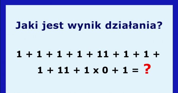 Znasz prawidłową odpowiedź? Tylko nieliczni potrafią rozwiązać tę zagadkę! Należysz do ich grona?