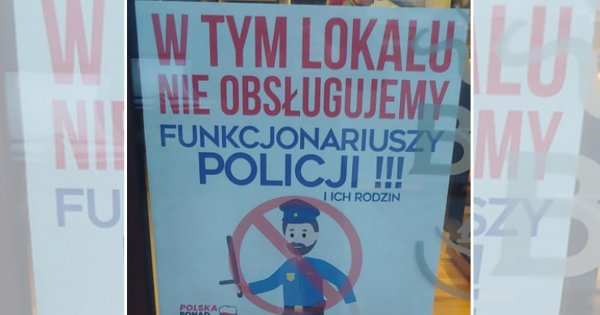 Restauracja w Toruniu nie obsługuje policjantów i ich rodzin. Zbulwersowani ludzi reagują. Słusznie?