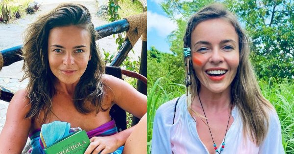Edyta Herbuś bez makijażu pokazuje sutki! Na Zanzibarze odnalazła "wibrację żywiołu ziemi"