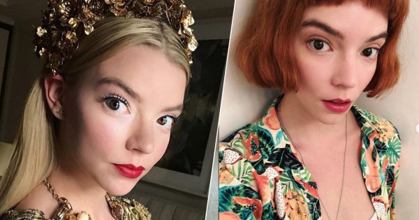 "Gambit królowej": Anya Taylor-Joy odbiera Globa w fenomenalnej zielonej sukni. Robi wrażenie!