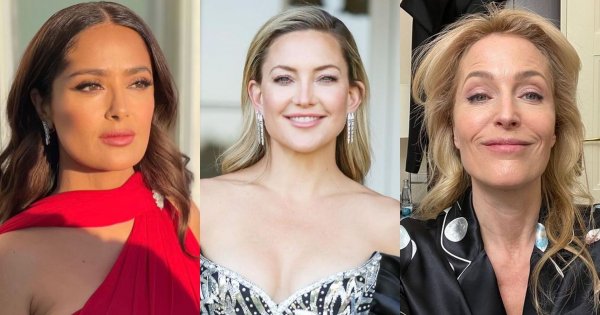 Złote Globy 2021: Najpiękniejsze kreacje gwiazd! Salma Hayek w czerwieni, ale to Gillian Anderson wymiata