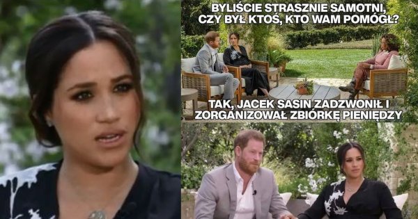 Memy o Meghan Markle i księciu Harry'm. Powstały po wywiadzie u Oprah Winfrey
