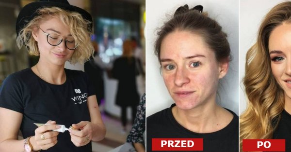 Metamorfozy makijażowe polskiej makijażystki - przed i po. Opadnie ci szczęka!