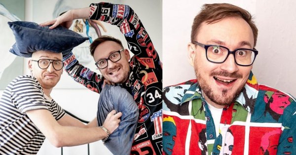 Mariusz Kozak z "Gogglebox" pokazał stare zdjęcie! Farbował włosy na platynowy blond!