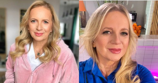 Marzena Rogalska świętuje 51 urodziny w łóżku, bez makijażu. Kurier przyniósł jej wyjątkowy prezent