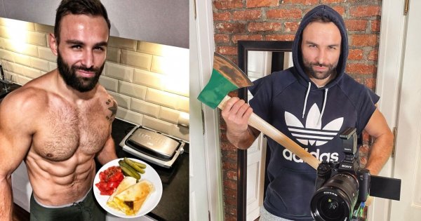 Piotrek Szczurek z "Love Island" pokazał swoje mieszkanie w stylu industrialnym! Ściana ze starej cegły to sztos