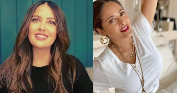 Salma Hayek znowu zachwyciła fanów naturalnym lookiem - jej kręcone włosy robią furorę!