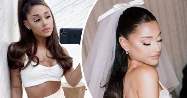 Ariana Grande wzięła ślub! Wokalistka pokazała zdjęcia z uroczystości. Suknia ślubna zapiera dech!