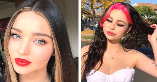 Chunky highlights bangs - trendy grzywka, która zawojowała Internet