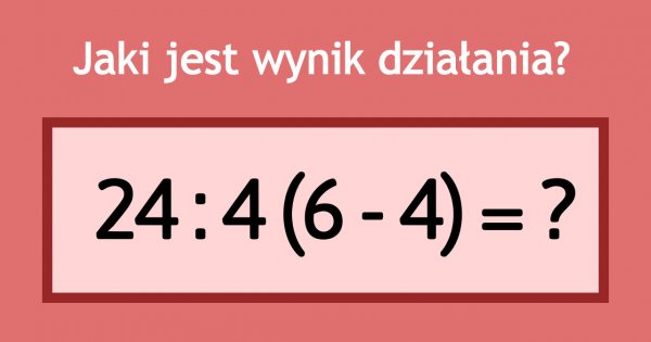 Matematyczne zadanie robi furorę w sieci! Z pozoru proste, lecz nie każdy potrafi je rozwiązać!