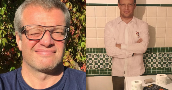 Pamiętasz Marcina Mellera? Już tak nie wygląda. Od czasów "śniadaniówki" mocno się zmienił. Ma teraz długie włosy