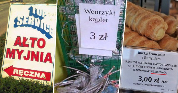 Wpadki językowe z miejsc publicznych. 20 zdjęć, które poprawią Ci humor