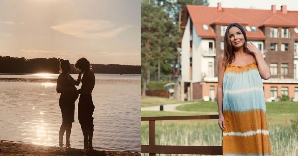 Jak Agnieszka Włodarczyk spędza ostatnie chwile przed porodem? Dobrze się bawi!