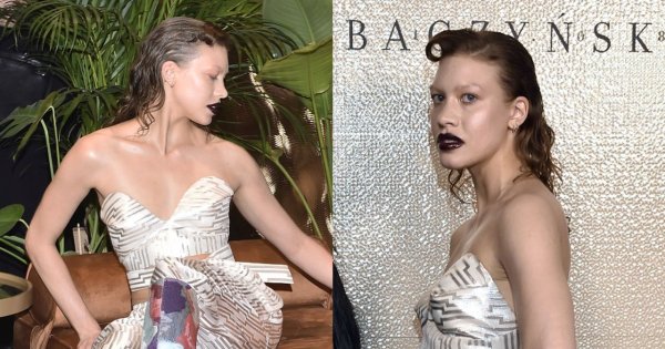 Aleksandra Linda na premierze płytek. Internauci krytykują stylizację córki Bogusława: Jak z horroru
