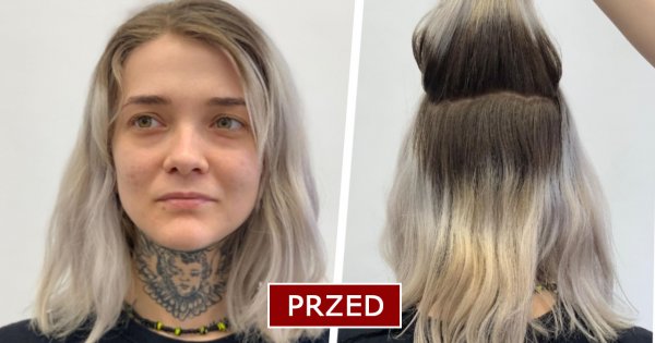 Fryzjerka dokonała cudu! Platynowy blond i odrosty to już przeszłość. Jest nowy kolor, grzywka i long bob!