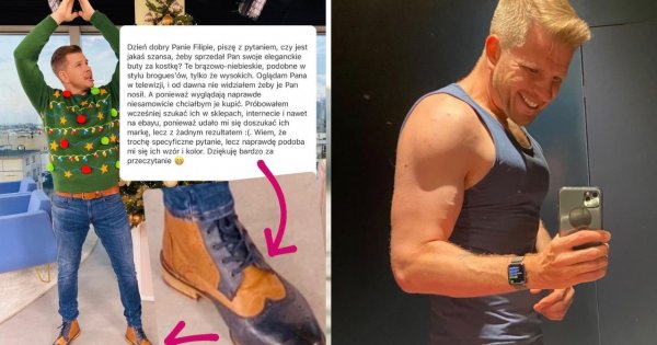 Filip Chajzer sprzedaje swoje buty fanowi!