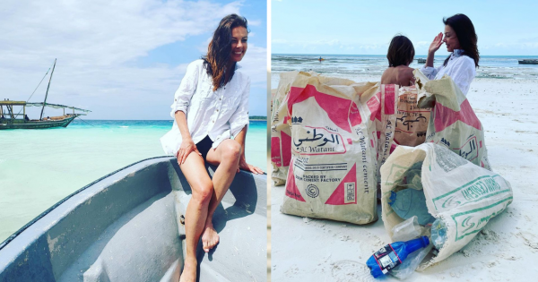 Katarzyna Glinka posprzątała plażę na Zanzibarze. Nie wszystkim się to spodobało