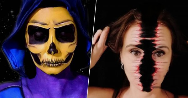 13 makijażowych złudzeń optycznych, które powalają na kolana! Ta dziewczyna ma talent!