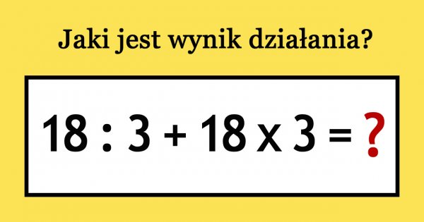 Zagadka dla bystrzaków! Nie każdy potrafi rozwiązać ten matematyczny problem! A Ty?