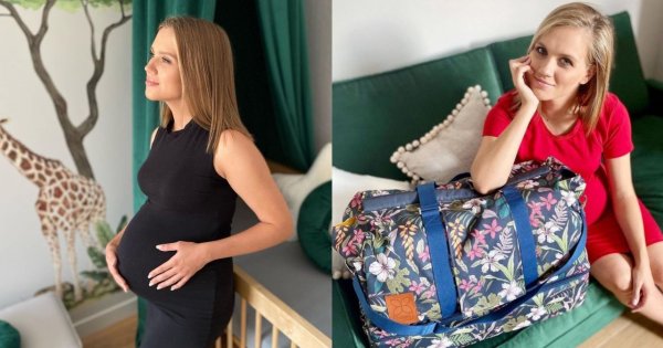 Agnieszka Kaczorowska spakowała torbę do szpitala na poród! "Po co tak dużo?!" - grzmią fani