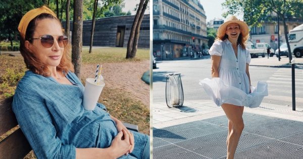Anna Dereszowska pokazała zabawne zdjęcie z ciążowym brzuchem. To się nazywa wielozadaniowość