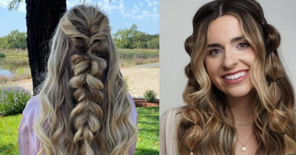 Bubble braids - warkocze idealne na wesele w stylu boho!