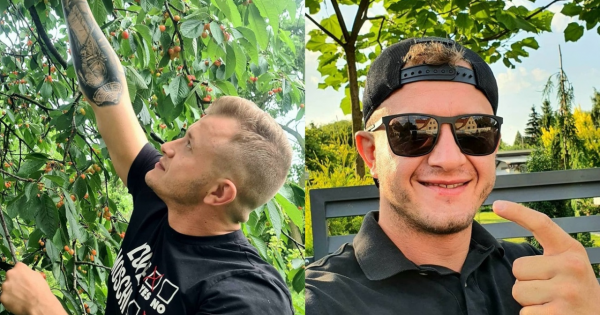 Dawid Narożny pokazał zdjęcia przed i po: "Moja metamorfoza z prosiaczka w dzika"