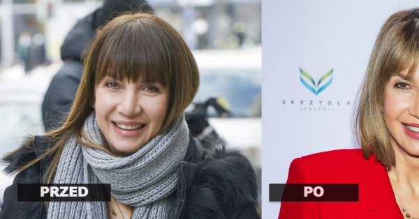 Grażyna Wolszczak w nowej fryzurze na salonach! Dobrze jej w bobie z grzywką i miodowym blondzie?