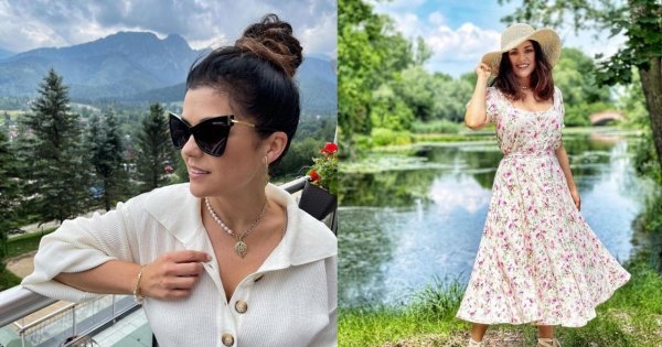 Katarzyna Cichopek w jeansowej spódniczce mini i kurtce; fani pytają, jak wygląda coraz młodziej
