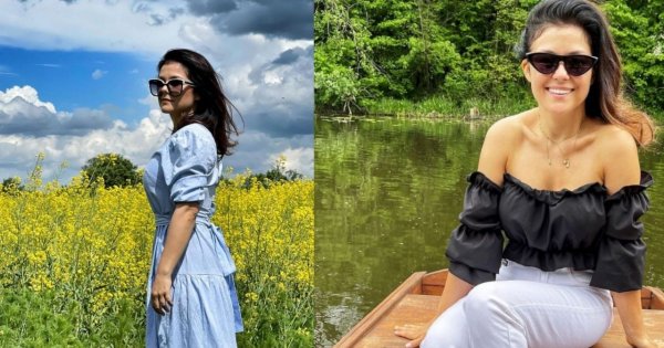 Katarzyna Cichopek prezentuje swoje kształty na Mazurach! "Genialne zdjęcie. Adam ma oko do tego"!