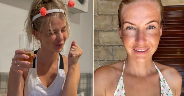 Edyta Pazura chwali się swoją marką. Przy okazji pokazała tatuaże na plecach: "Subtelne, delikatne i kobiece" - piszą fani