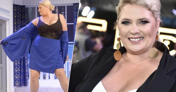 Elżbieta Romanowska w kwiecistej maxi sukni na ściance podkreśla swoje atuty. Wygląda kwitnąco!