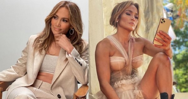 J.Lo zachwyca na pokazie mody D&G. Fan pisze: "Dlaczego masz na sobie zasłonę mojej babci?"