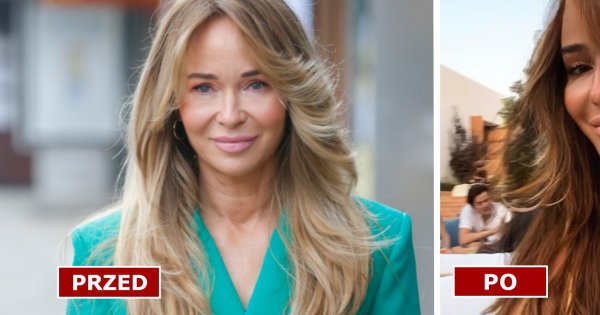Joanna Przetakiewicz zaszalała z fryzurą! Miodowy blond czy czekoladowy brąz? W którym odcieniu wygląda lepiej?
