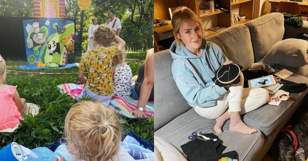 Olga Frycz zabrała córkę na bajkę plenerową. Niestety, aktorka nie była zadowolona...