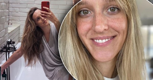 Aleksandra Żebrowska pokazała nagie zdjęcie w ciąży.  Kobiety jej dziękują: "W końcu ktoś dzieli się prawdą!"