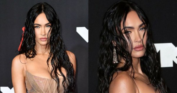 MTV VMA: Megan Fox w przezroczystej sukience! Nie zasłoniła kompletnie nic! A gdy się odwróciła... Szok!