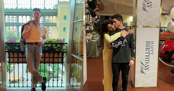 Nick Jonas skończył 29 lat. Priyanka Chopra zrobiła mu niespodziankę na oczach fanów