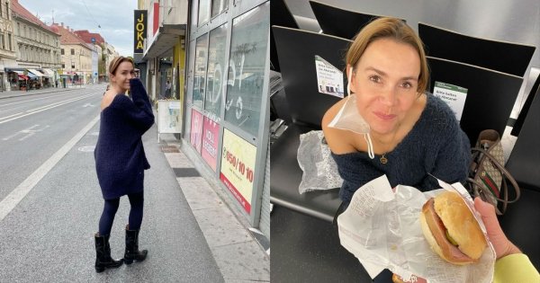 Olga Bołądź pokazała jedzenie w Austrii. Fani pytają: "To taki gruby kawałek szynki czy to pasztet?"