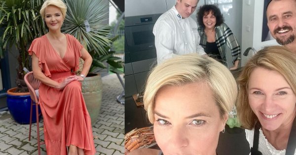Richardson pozuje z partnerem. Para wystąpiła razem na gali Skrzydła Ekologii
