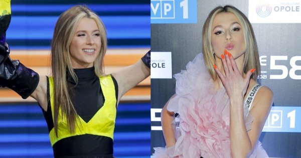 Roksana Węgiel na festiwalu w Opolu w dwóch stylizacjach! Róż i falbany czy neonowy stanik?