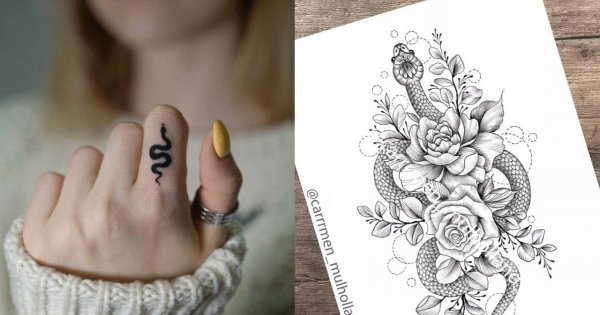 Snaketattoo - najmodniejszy motyw sezonu!