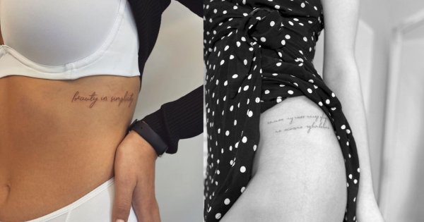 Tatuaże - czy romantyczne napisy są obciachowe?