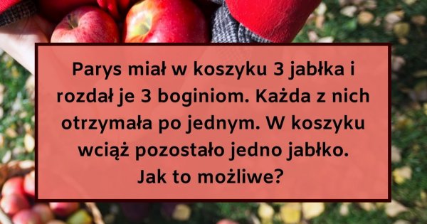Logiczna zagadka robi furorę w sieci! Tylko nieliczni są w stanie ją rozwikłać. A Ty?