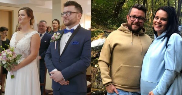 Agnieszka ze "Ślubu od pierwszego wejrzenia" w prześwitującej sukni ślubnej i w zaawansowanej ciąży! Pozuje w stogu siana